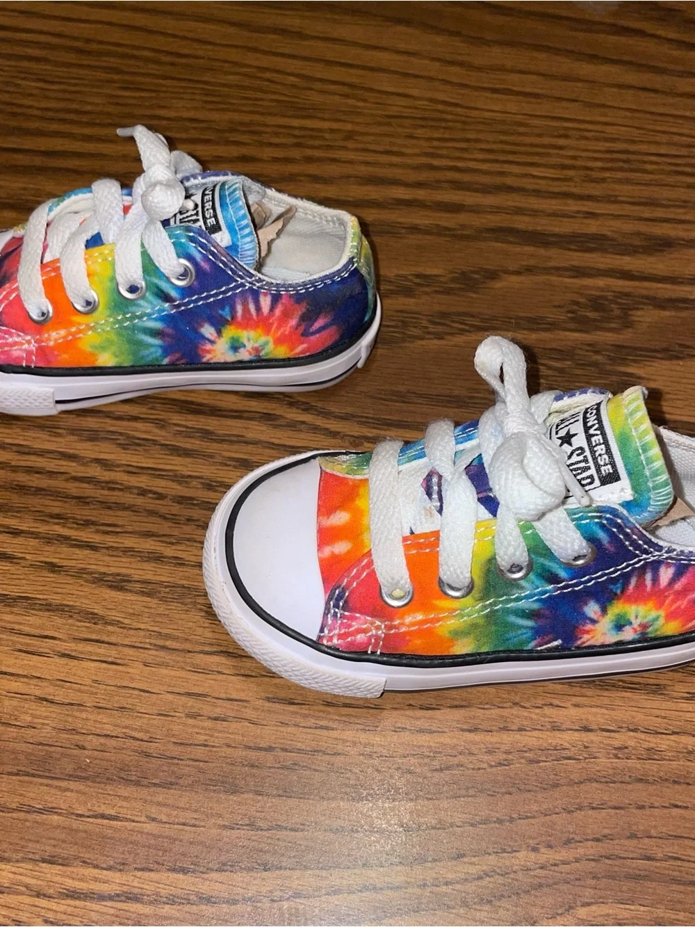 Converse Kids Tie-Dye Low Top Sneakers - Rainbow